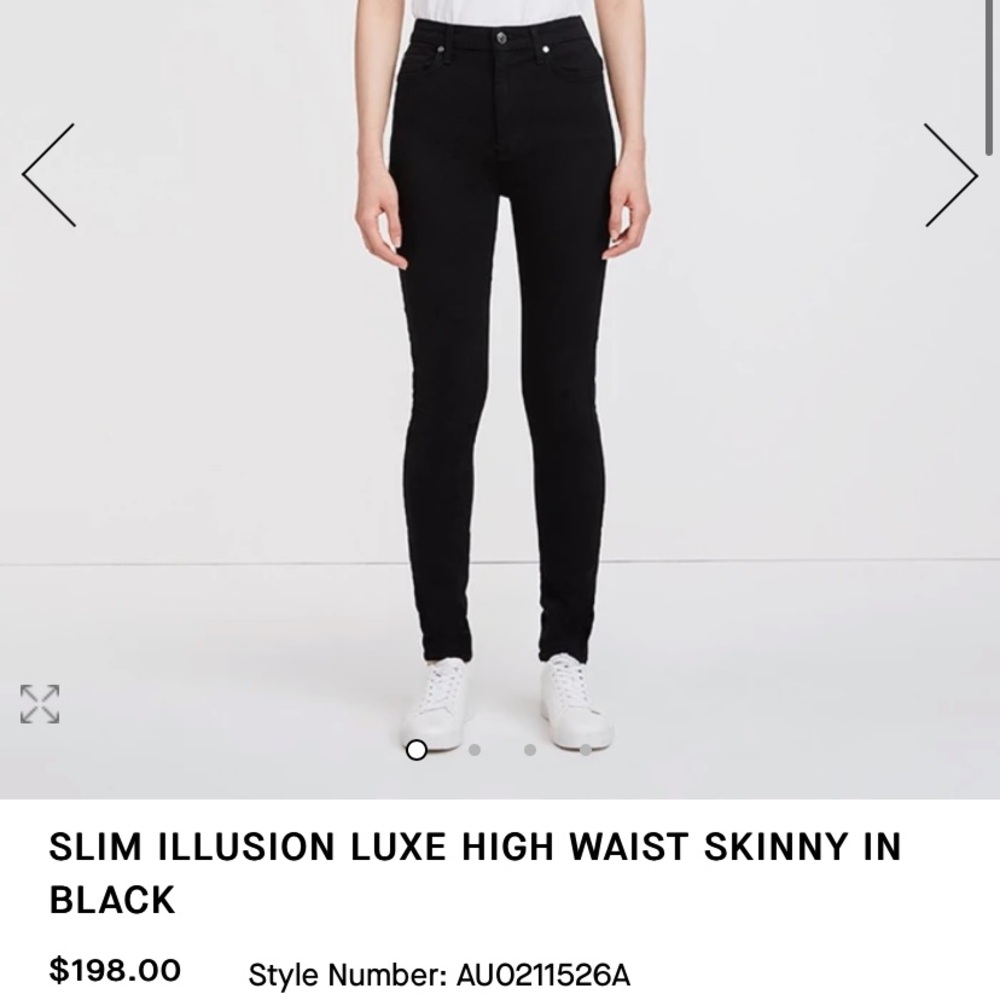 7 for all mankind high waisted skinny jeans